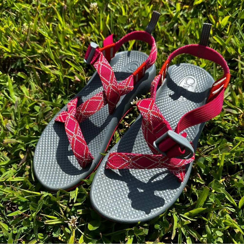 Chaco Women's Red Strappy Sport Sandals